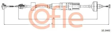 Трос сцепления COFLE 103443