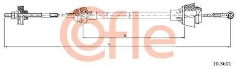 Трос сцепления COFLE 10.3601