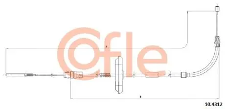 Автозапчасть COFLE 104312