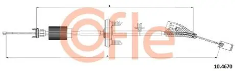 Трос стояночного гальма COFLE 10.4670