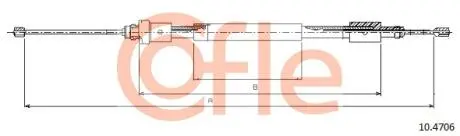 Трос ручного COFLE 10.4706
