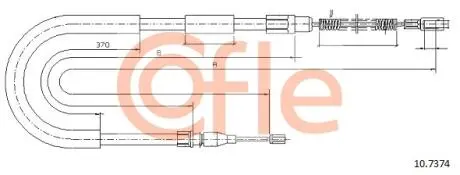 Автозапчасть COFLE 107374