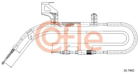 Трос COFLE 107482