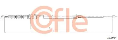 Автозапчасть COFLE 109024