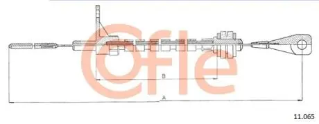 Тросик газу COFLE 11065