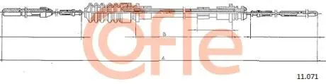 Трос газу VW LT Diesel 79- COFLE 11071