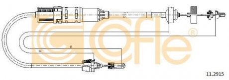 Трос зчеплення Renault Espace 96-02 COFLE 112915