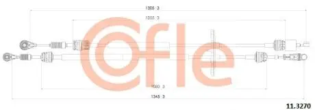 Трос КПП COFLE 113270