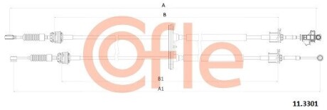 Трос COFLE 113301