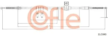 Автозапчасть COFLE 115343