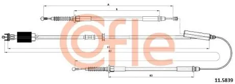 Автозапчасть COFLE 115839