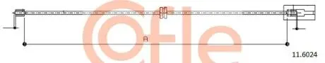 Трос ручного тормоза COFLE 116024