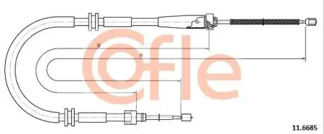 Трос COFLE 116685