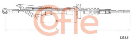 Трос зчеплення COFLE 12526