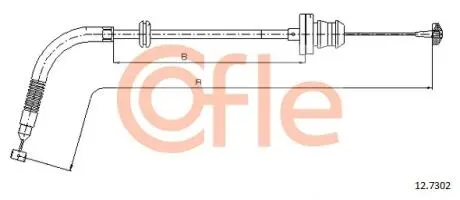 Тросик газа COFLE 127302