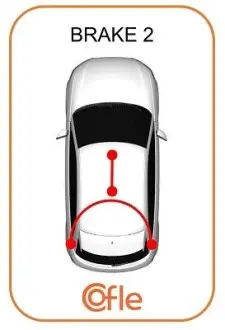 Трос ручного тормоза Seat Ibiza,Malaga,Ronda ->93 COFLE 15103E