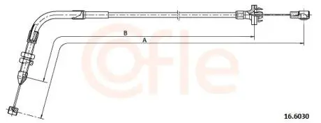 Трос газа 16.6030 SUZUKI COFLE 166030