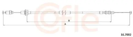Тросик газа COFLE 167002