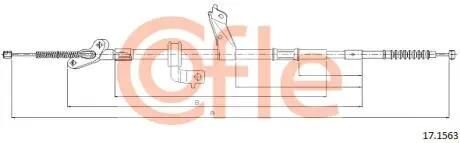 Автозапчасть COFLE 171563
