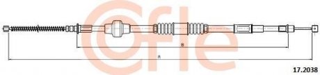 Трос тормозной системы COFLE 172038 (фото 1)