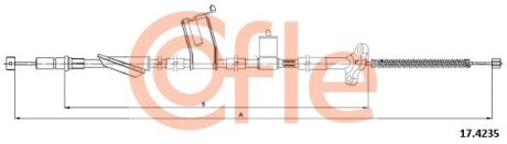 Трос стояночного тормоза COFLE 174235
