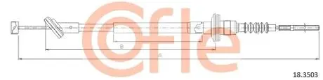 Трос сцепления COFLE 183503