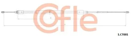 Автозапчасть COFLE 1CT001