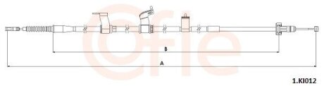 Трос стояночного гальма задній лівий COFLE 1KI012