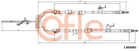 Автозапчасть COFLE 1MA001