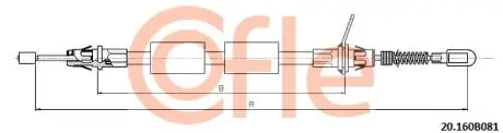 Трос COFLE 20160B081