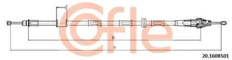 Трос COFLE 20160B501 (фото 1)