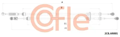 Автозапчасть COFLE 2CBAR001