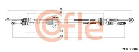 Автозапчасть COFLE 2CBFO006