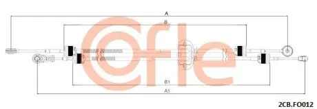 Автозапчасть COFLE 2CBFO012