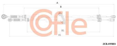 Автозапчасть COFLE 2CBHY003