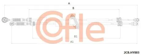 Автозапчасть COFLE 2CBHY003