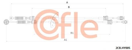 Автозапчасть COFLE 2CBHY005
