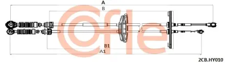 Автозапчасть COFLE 2CBHY010
