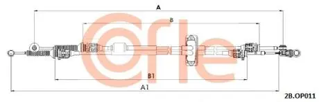 Автозапчасть COFLE 2CBOP011