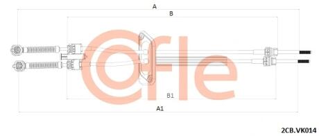 Автозапчасть COFLE 2CBVK014
