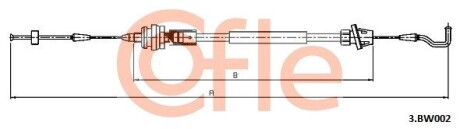 Трос газа COFLE 3BW002