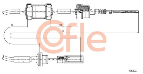 Трос зчеплення COFLE 4621