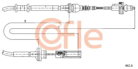 Трос зчеплення COFLE 4626