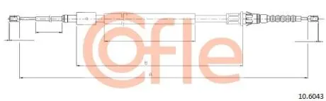 Автозапчасть COFLE 92106043
