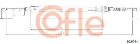 Автозапчасть COFLE 92106044