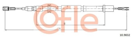 Трос ручного тормоза COFLE 92109832
