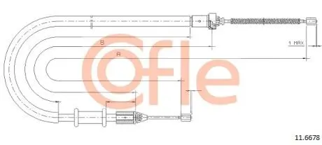 Автозапчасть COFLE 92116678