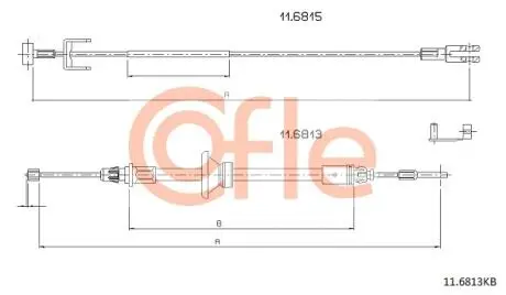 Автозапчасть COFLE 92116813KB