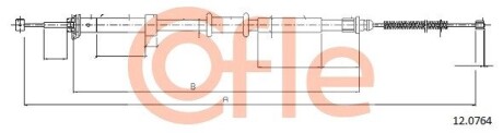 Трос ручного тормоза COFLE 92120764