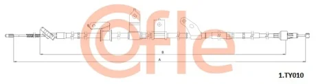 Тросовий привод, стоянкове гальмо COFLE 92.1.TY010